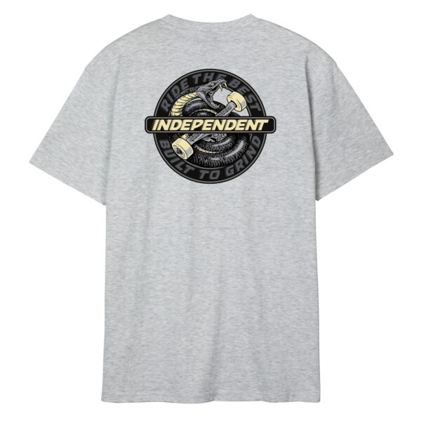 INDEPENDENT SPEED SNAKE TEE ATHLETIC HEATHER