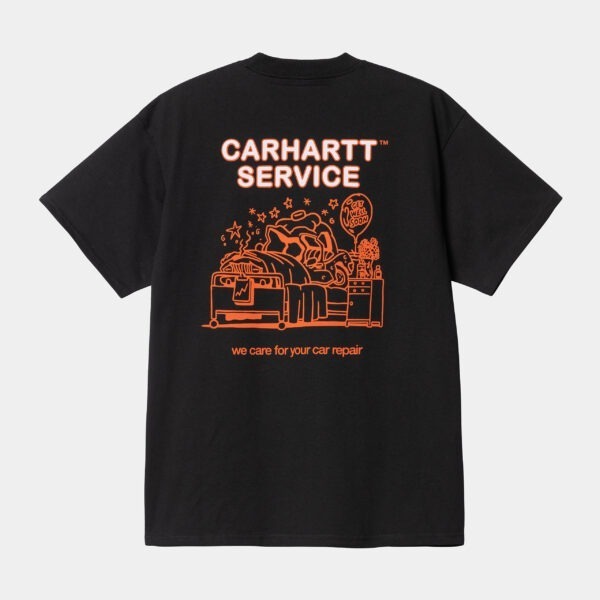 CARHARTT CAR REPAIR BLACK TEE