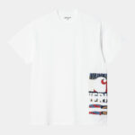CARHARTT COLLAGE STATE TEE WHITE