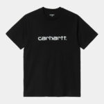 CARHARTT SCRIPT TEE BLACK/WHITE