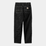 CARHARTT WIP SIMPLE PANT COTTON BLACK ONE WASH