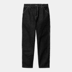 CARHARTT WIP SIMPLE PANT COTTON BLACK ONE WASH
