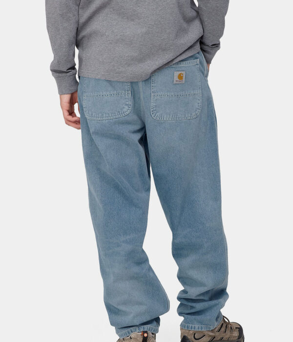 CARHARTT WIP SIMPLE PANT COTTON BLUE LIGHT TRUE WASHED