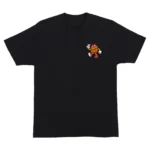 SANTA CRUZ DOT DUDES TEE BLACK